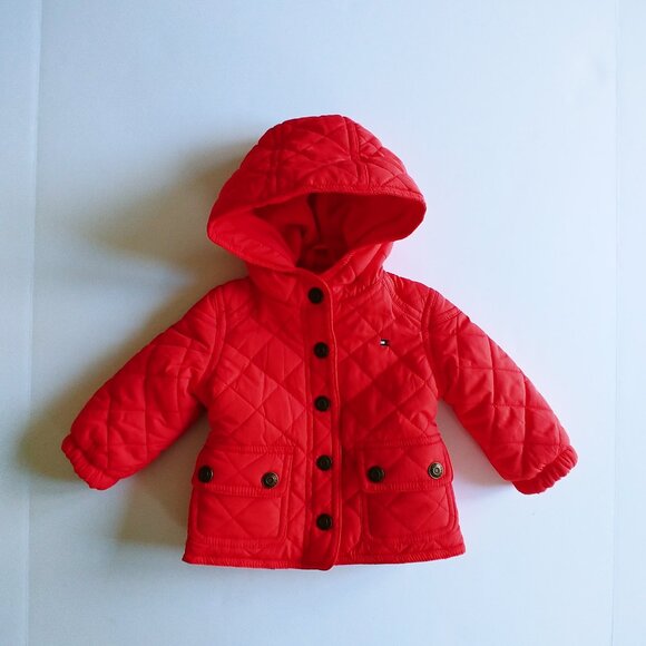 Tommy Hilfiger Lightweight Quilted Snap-Up Jacket 3-6 Months - Picture 8 of 10